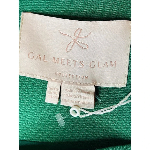 Gal Meets Glam Holly Square Neck Long sleeve Fit and Flare Dress size 12 NWT - Picture 10 of 13